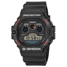 Casio Watch DW-5900U-1ERG Shock Digital 5900 Series Black 200M Water Resistant