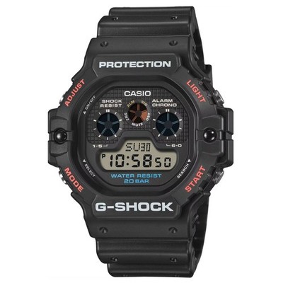 Casio G Shock Digitaluhr 5900 Series Schwarz 200M Water Resistant DW-5900U-1ER