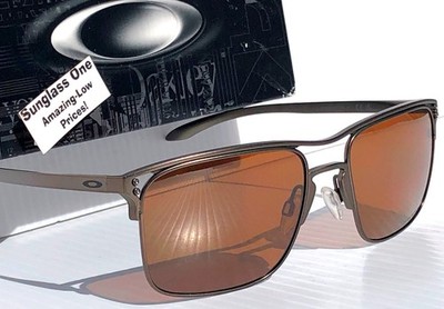 NEW Oakley HOLBROOK TI Pewter POLARIZED PRIZM TUNGSTEN Sunglass