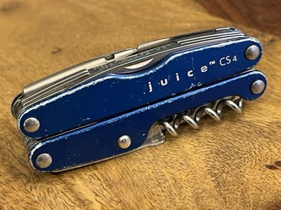Retired Leatherman Juice CS4 Blue 15-In-1 Retired Multi-Tool Knife DISCONTINUED