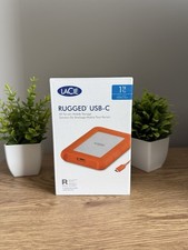 LaCie Rugged 1 TB SSD USB-CPortable External Drive STND1000400 Brand New Sealed