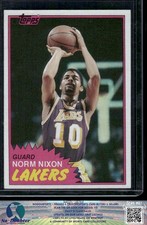 1981-82 Topps #22 Norm Nixon Los Angeles Lakers PO.81