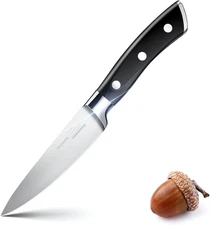 Paring Knife, 4 Inch Small Kitchen Knife Ultra Sharp German Stainless Steel Frui