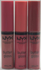 3PC NYX Butter Gloss SET  0.27 FL OZ EACH  FAST SHIPPING  SEALED  NEW