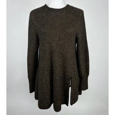Pas de Calais Wool Mohair Blend Knit Sweater Size 34 US XS Feminine Minimalist 