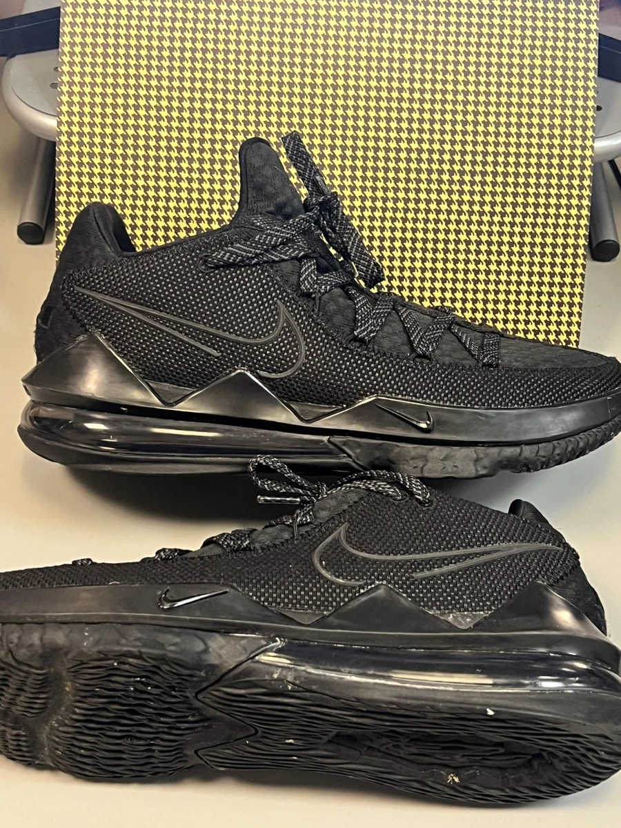 Nike LeBron 17 Low Triple Black for Sale | Authenticity Guaranteed
