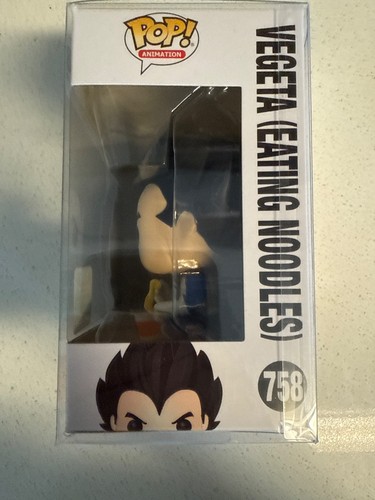 Funko Pop! Dragon Ball Z: Vegeta Eating Noodles #758 2020 Spring Convention - Picture 2 of 6