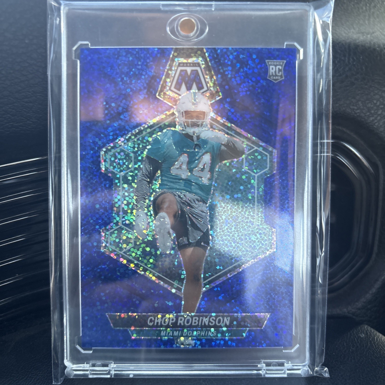 2024 Panini Mosaic - Rookies Chop Robinson #321 Blue Sparkle Prizm /96 (RC)