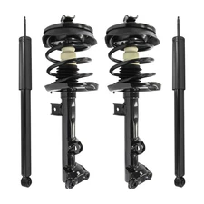 Front Complete Strut Assemblies & Rear Shocks for 2002-2007 Mercedes C230 RWD
