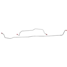 Classic Tube Rear Brake Line Kit Dual Exhaust Stainless Steel Mustang V8 1965...