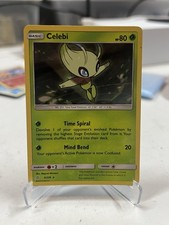Pokemon Card Celebi 4/236 Holo Rare Sun Moon Unified Minds Singles LP