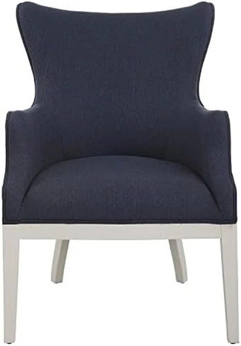 Stylish Gordonston Blue Fabric Accent Chair for Modern Home Décor - Picture 4 of 4