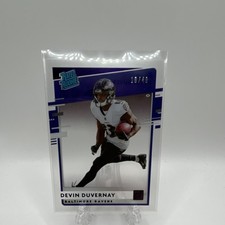 Panini Chronicles Clearly Donruss Rated Rookie Devin Duvernay Ravens #RR-DD /49