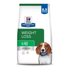Hill's Prescription Diet r/d Chicken Flavor Dry Dog Food Weight Reduction 8.5lb 