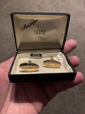 Swank Gold Filled Cuff Links Mint in Box