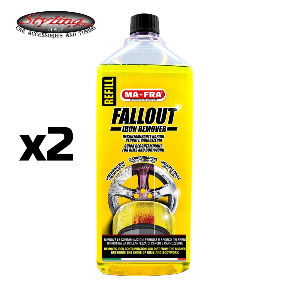 MA-FRA MAFRA FALLOUT DECONTAMINANTE CERCHI ELIMINA RESIDUI FERRO AUTO CARROZZERIA 2 L