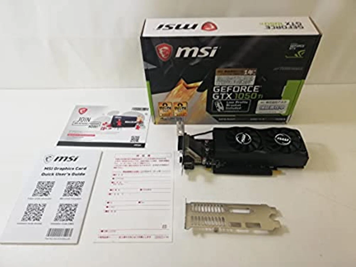 MSI GeForce GTX 1050 Ti 4GT LP Graphics Board GDDR5 VD6238 PCI | eBay