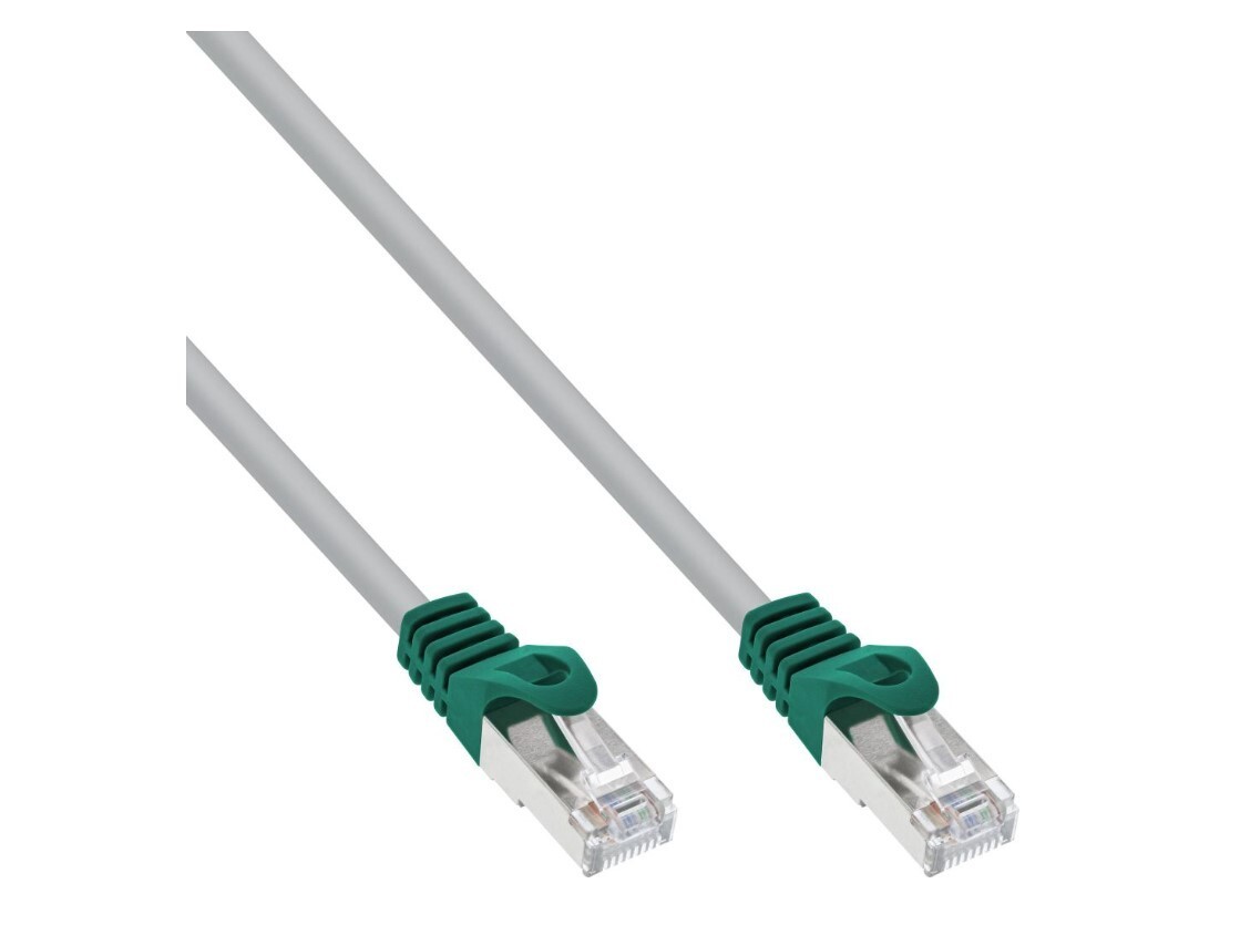 CAVO RETE UTP CAT. 5E NON SCHERMATO MT. 7 COLORE GRIGIO - Foto 2