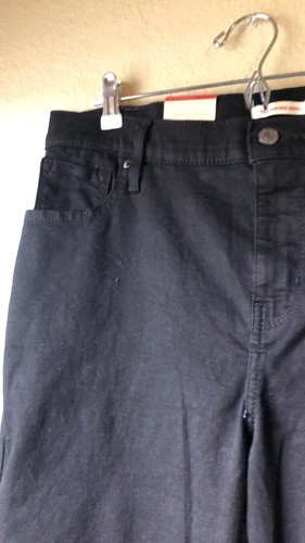 New Leviâs 725 Black High Rise Bootcut Denim Jeans Womenâs Size 16W | eBay