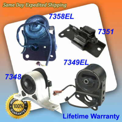 Engine Motor Auto Trans Mount 4 Set 05-06 For Nissan Altima 3.5L w/ Sensors M008