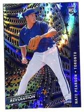 2021 Panini Chronicles Nate Pearson Revolution ASTRO rookie card Blue Jays