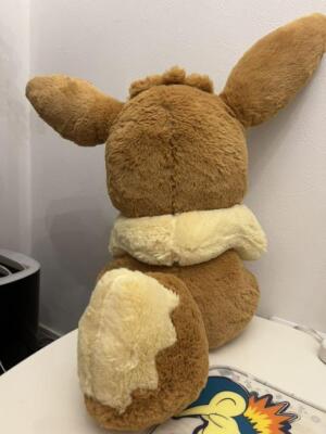 Pokemon Center Original Eevee Giant Fluffy Plush Doll FUWA-FUWA