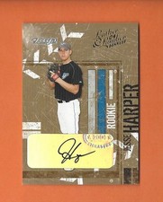 2004 DONRUSS LEATHER & LUMBER RC JESSE HARPER AUTO #d 025/500 TORONTO BLUE JAYS