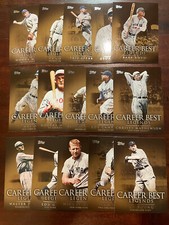 2009 Topps Baseball Series 2 Career Best Legends of Game Complete 15 Card Set