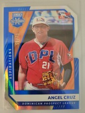 Angel Cruz Aspirations Die Cut 52/79 2021 Panini Elite Extra Edition Baseball