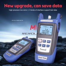 Hand-held Fiber Optic Power Meter Tester Optical Light Source 800-1700nm FC/SC
