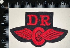British Royal Marines & Navy Cloth Dispatch Rider DR Patch Qualification Badge
