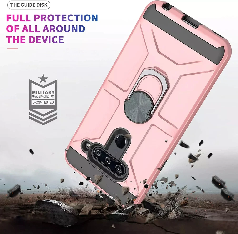 Phone Case Compatible with LG V40/V40 ThinQ Case with HD Screen Protector,360 De