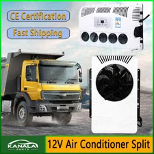 #63 12V 12000BTU Air Conditioner Mini Split A/C For Semi Trucks Bus RV Caravan