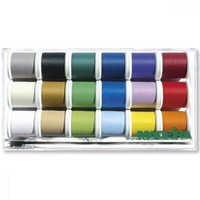 Madeira Frosted Matt No.40 Garnbox (18 Farben/ 200 M) Stickgarn Zum Sticken