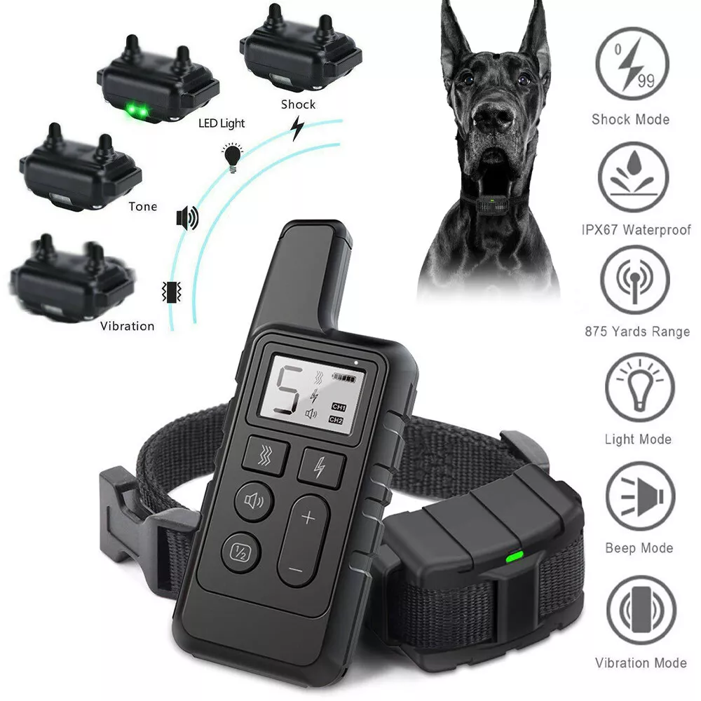 Training collar rechargeable and deals waterproof