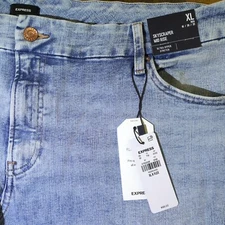 Jeans Express Boot Cut Mid Rise Light Wash Skyscraper Stretch Womens With Tags!