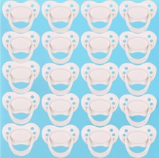 20X Reborn Magnetic Pacifier Dummy Soother for DIY Baby Dolls Magnet Accessories