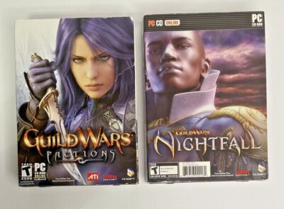 Guild Wars: Factions and Nightfall PC Online With Slip Covers Roll Playing