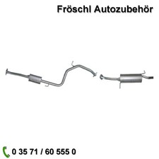 für Mazda 323 1.5i 16V 7118 457 Komplette Auspuffanlage Auspuff Rohr Endtopf a*