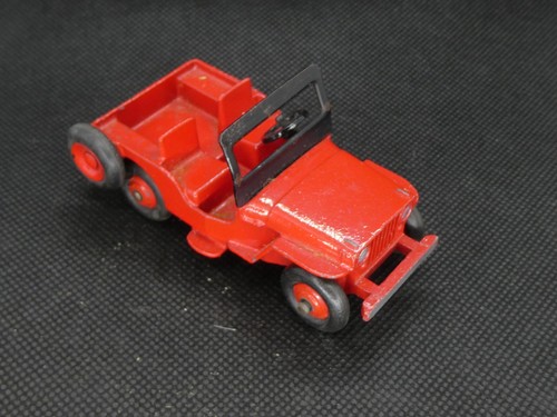 Dinky Toys 25Y 405 UNIVERSAL JEEP in RED with Dual number BOX - Picture 3 of 15