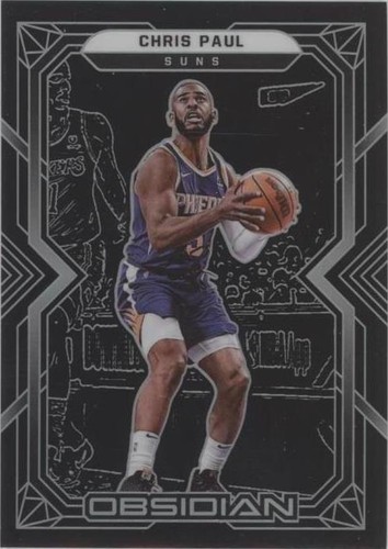 Chris Paul Shimmer Blue 2021-22 Panini Select Phoenix Suns NBA 