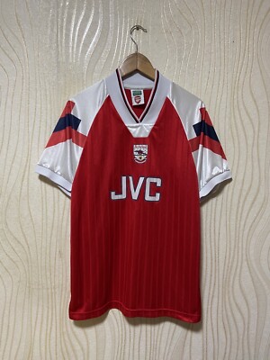 ARSENAL 1992 1994 HOME FOOTBALL SHIRT SOCCER JERSEY SCORE DRAW