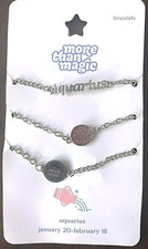 More Than Magic Girls' 3pk Assorted Zodiac Bracelet Set - Aquarius