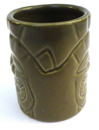 TIKI FACE / HEAD COLLECTIBLE VINTAGE HAWAII STATE TRAVEL SOUVENIR OLIVE GREEN IH - Picture 4 of 6