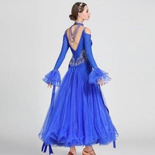 Standard Dance Dress Women Ballroom Dance Competition Dress Ball Tango DanceWear