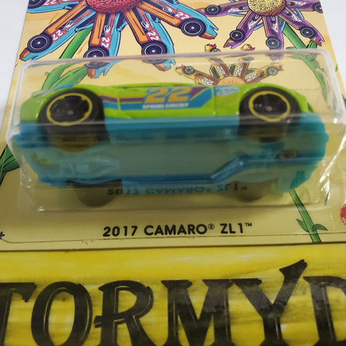 HOT WHEELS CAMARO 2017 ZL1 FLOWER CARD V1405 3/5 green color - Bild 3 von 3