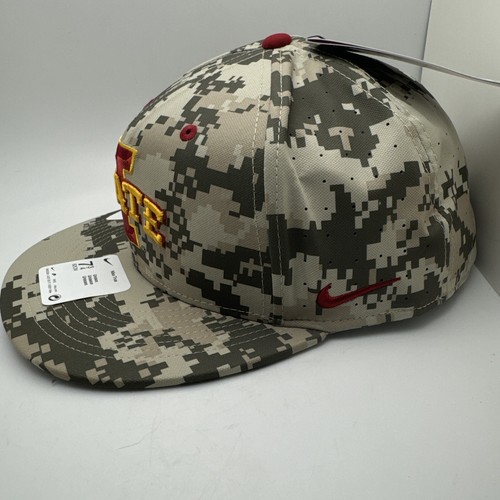 Nike Iowa State Cyclones Aero True Fitted Baseball Hat - Digi Camo 7 3/4. GR61 - Picture 3 of 7