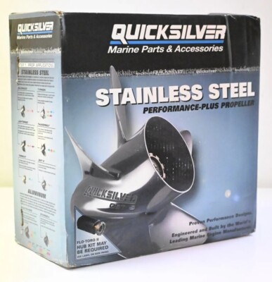 Quicksilver Thunderbolt Stainless Steel Prop/Propeller 14-5/8 P 23 R 3RH OEM