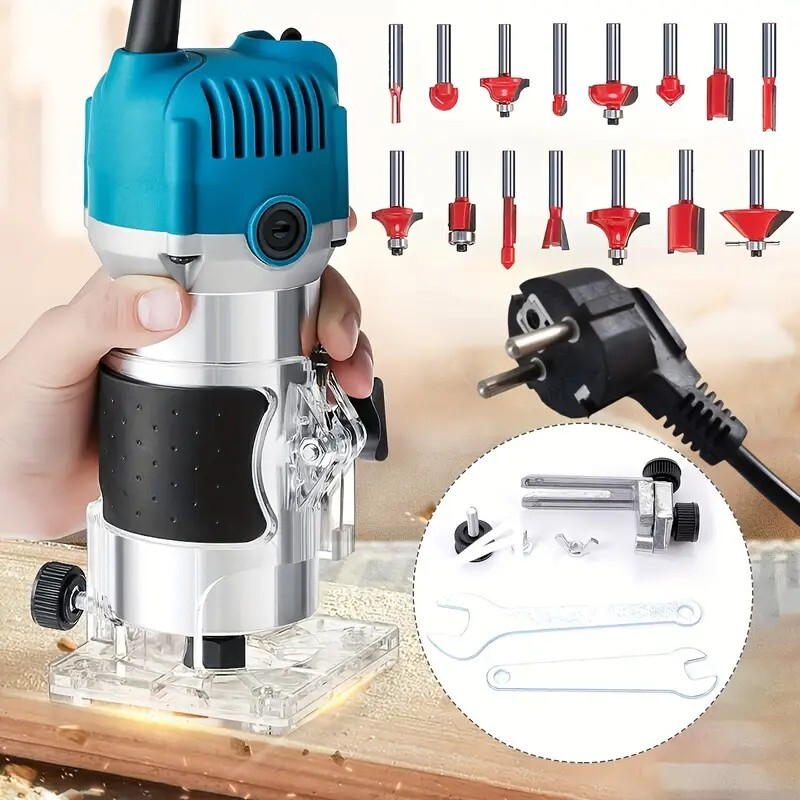 Fresatrice Pantografo Verticale 800W + 15 Frese Omaggio | Offerta Fai-da-Te