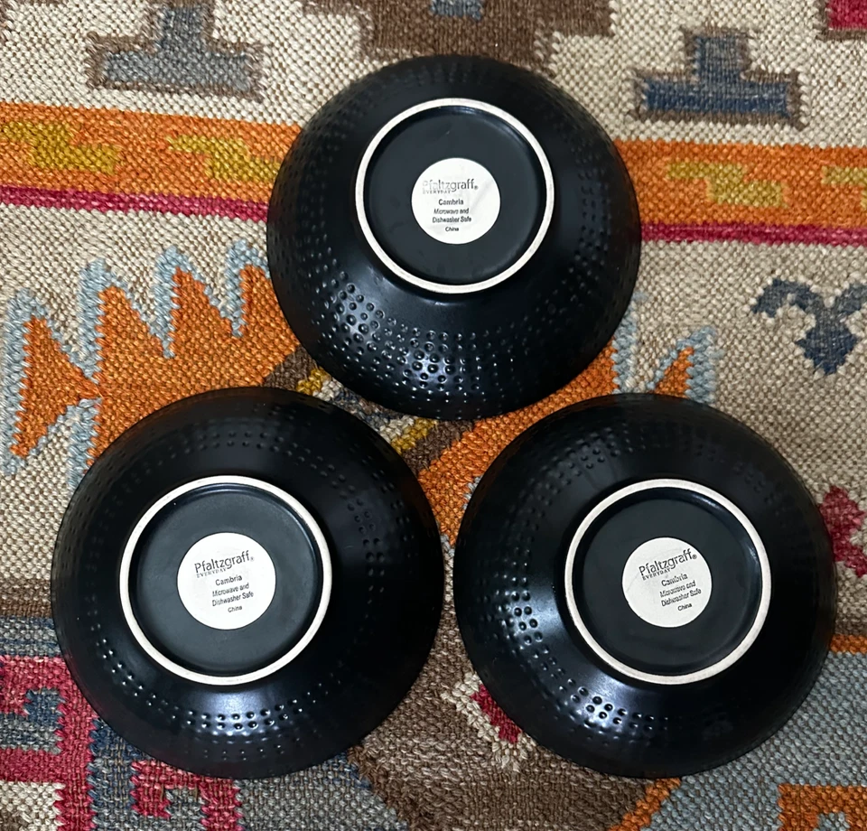 Cuencos de sopa/cereal Pfaltzgraff Cambria 7-1/2" ~ Juego de 3 Foto 2 de 2